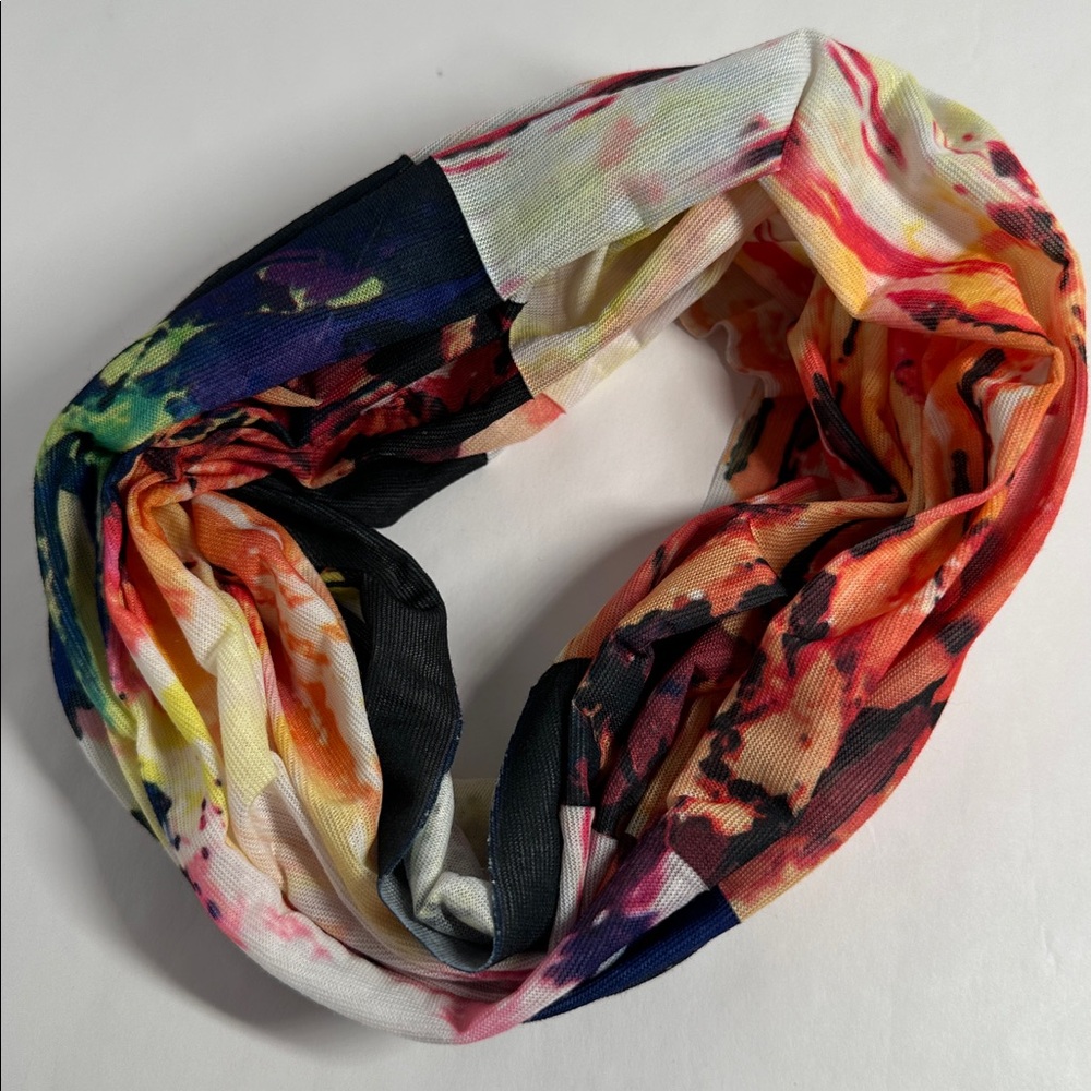 Wide Multicolored Headband - #2086
